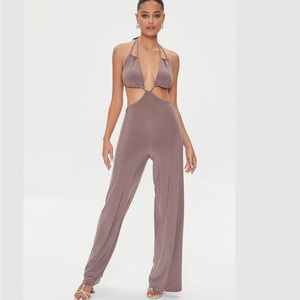 Cutout Halter Jumpsuit